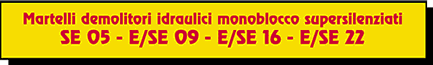 Martelli demolitori idraulici